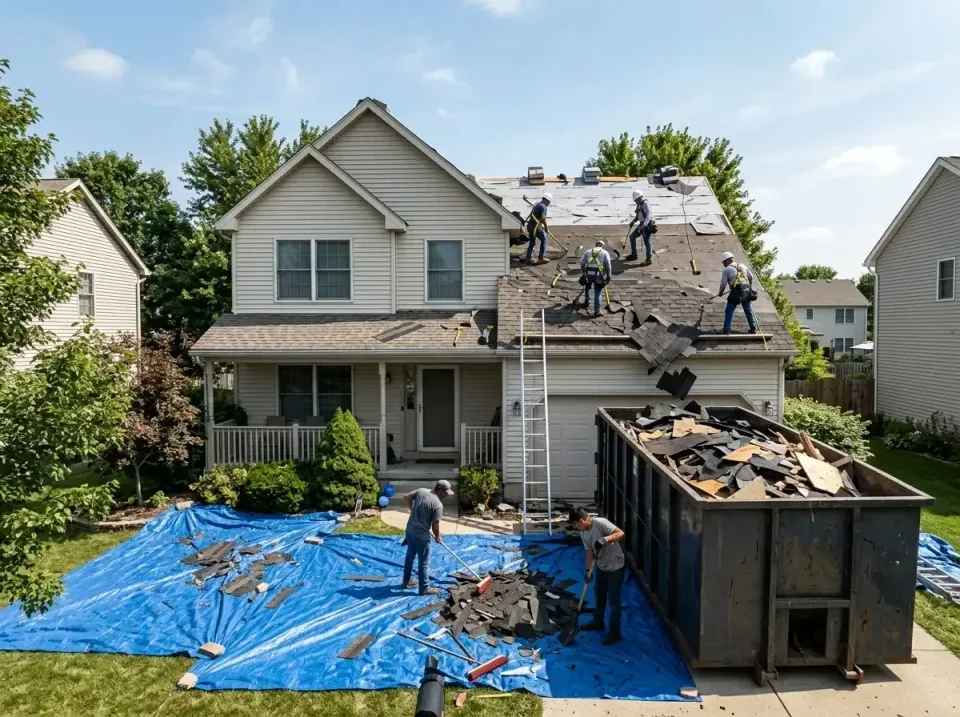 roof-replacement-debris-remova-004 — frequently asked questions, Cheapest Dumpster Rentals in Modesto, CA